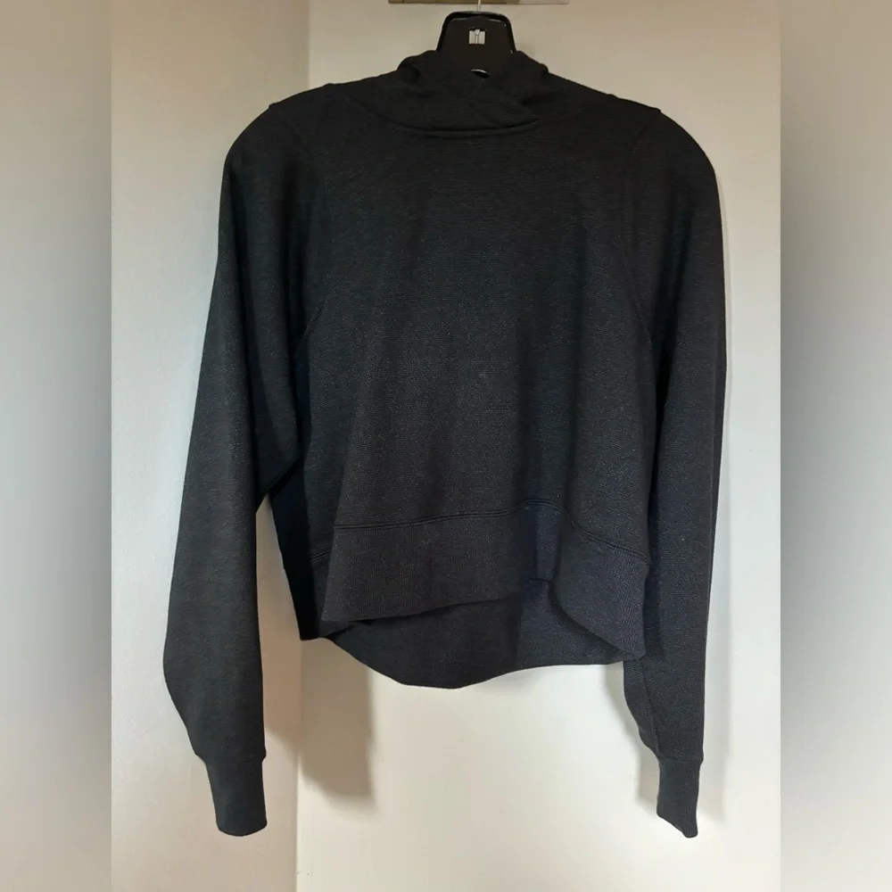 Lululemon Loungeful Hoodie black  Sparkle - Picture 4 of 5